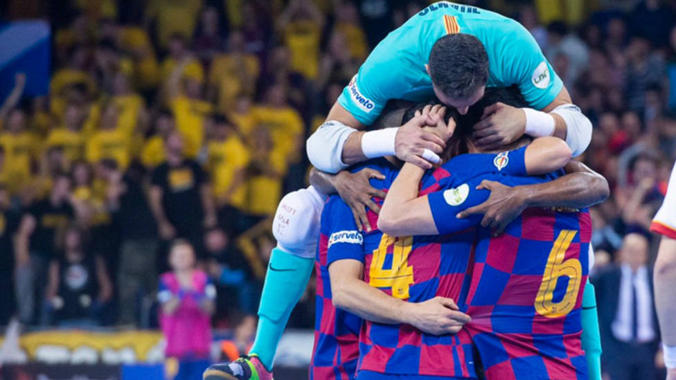 El Barça despide el año en el Palau con una ajustada victoria sobre ElPozo