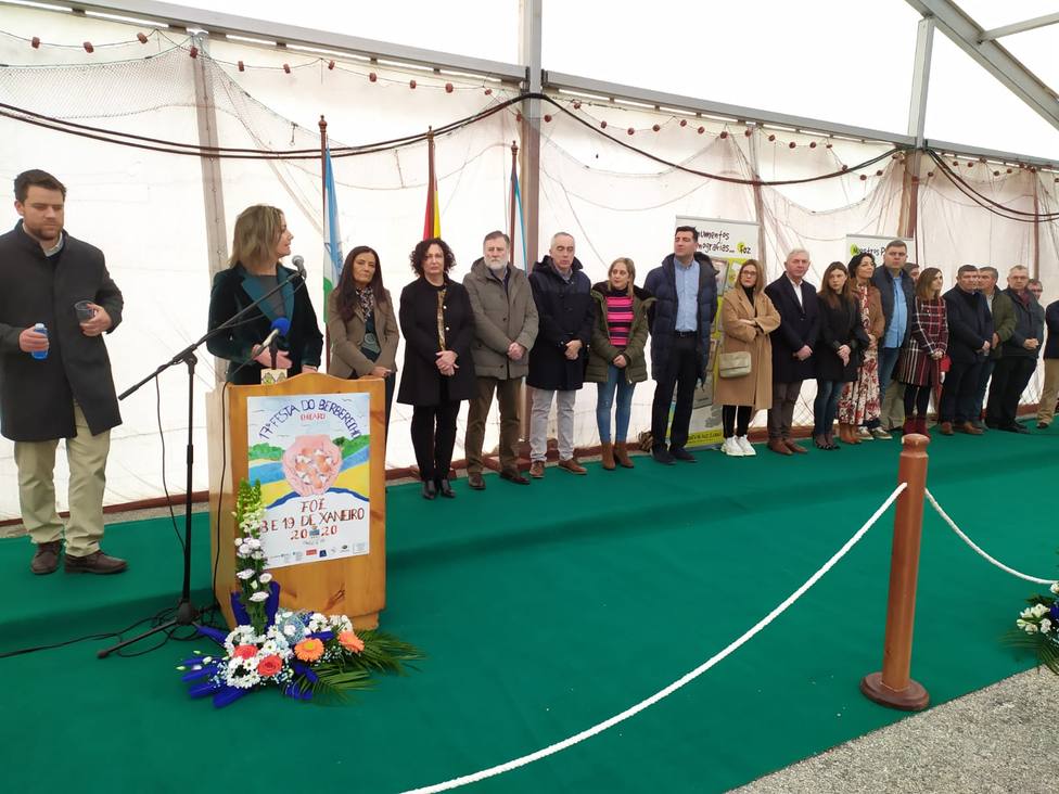 Lara Méndez, alcaldesa de Lugo, pregonó la XVII Fiesta del Berberecho de Foz