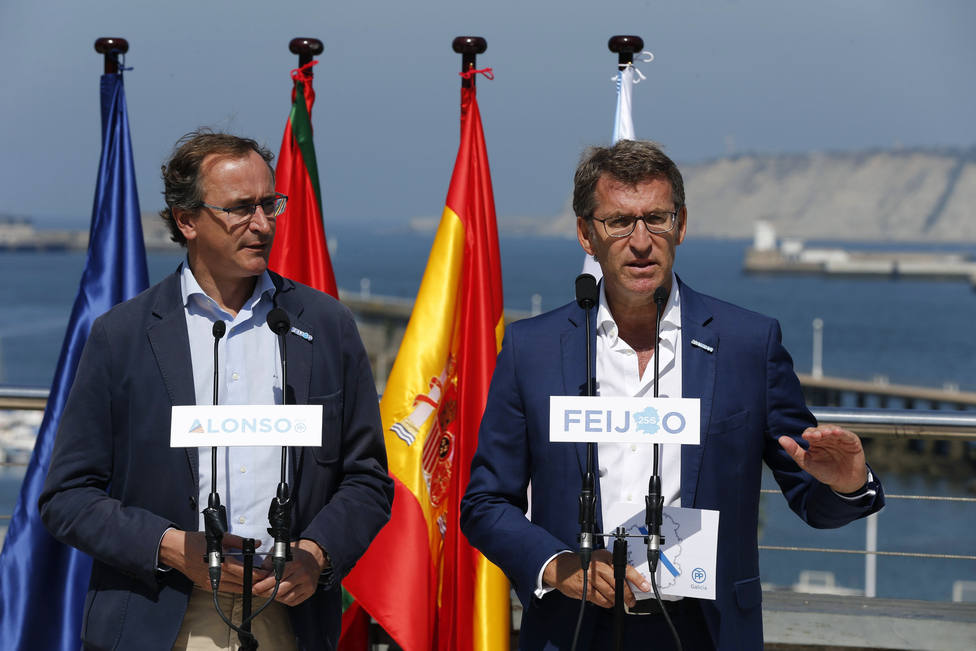 Alonso y Feijóo, confirmados como candidatos del PP en el País Vasco y Galicia