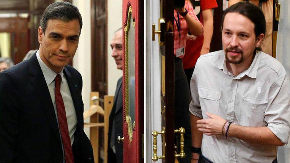 El sonrojante y escandaloso cambio de discurso de Sánchez e Iglesias sobre las ‘puertas giratorias’