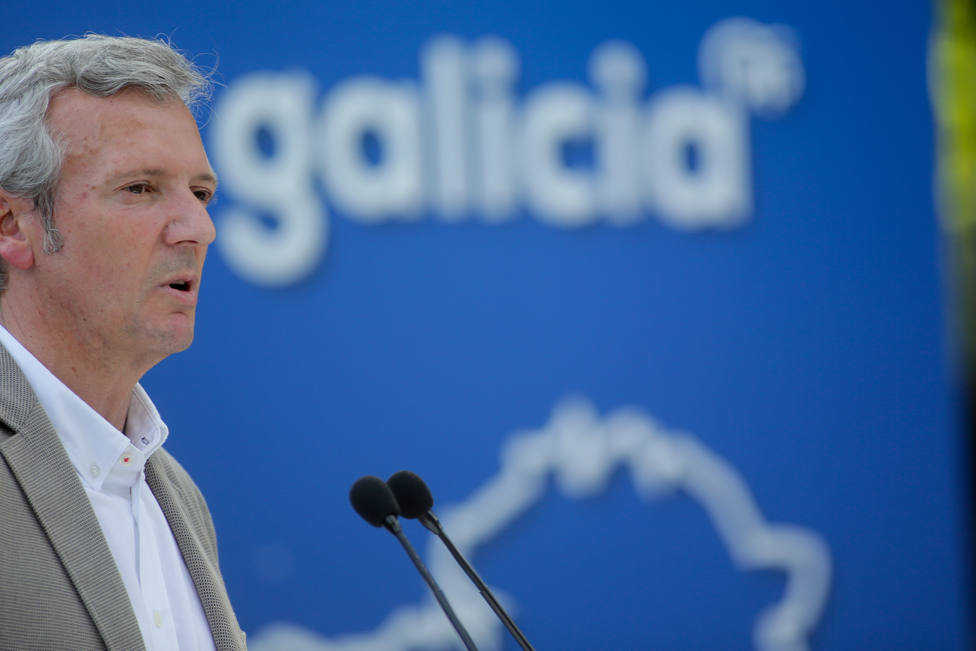 Alfonso Rueda inicia en Lugo su campaña para suceder a Feijóo en el PP de Galicia