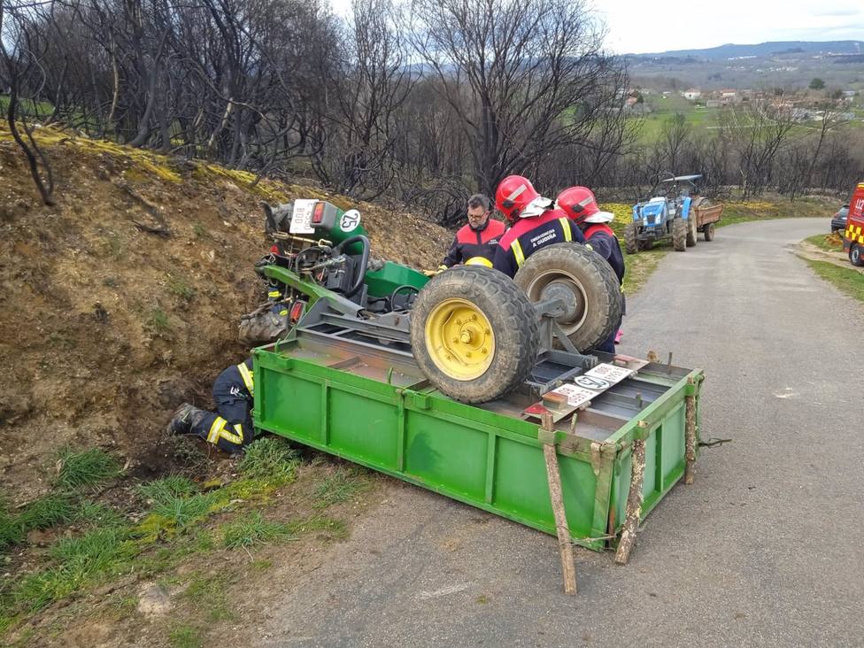 Fallecido tractor Riós