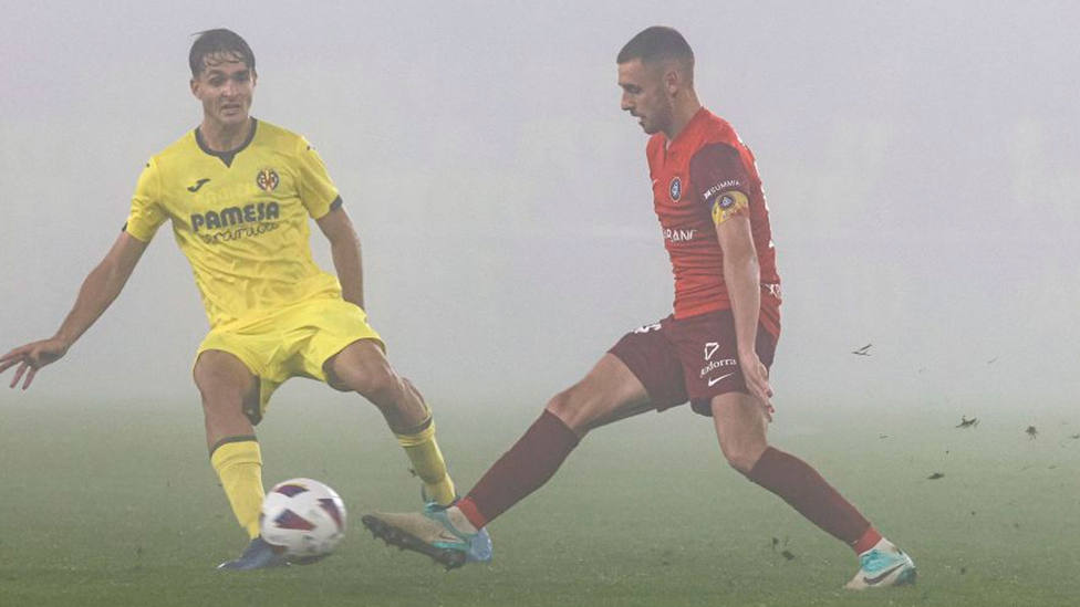 Jugada del Villarreal B - Andorra, de Segunda División (FOTO: LaLiga)
