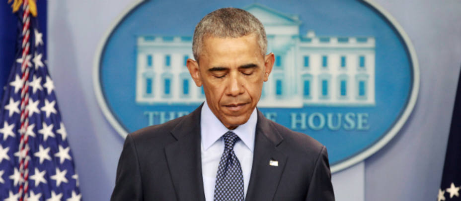 Barack Obama durante la ruenda de prensa en la Casa Blanca. REUTERS