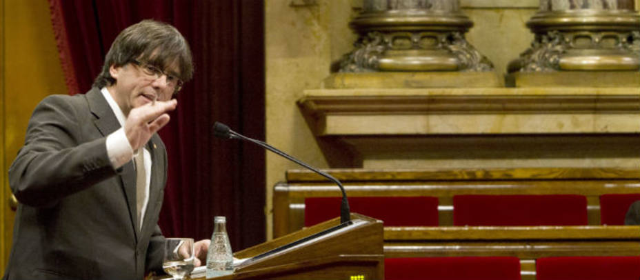El presidente de la Generalitat, Carles Puigdemont. EFE