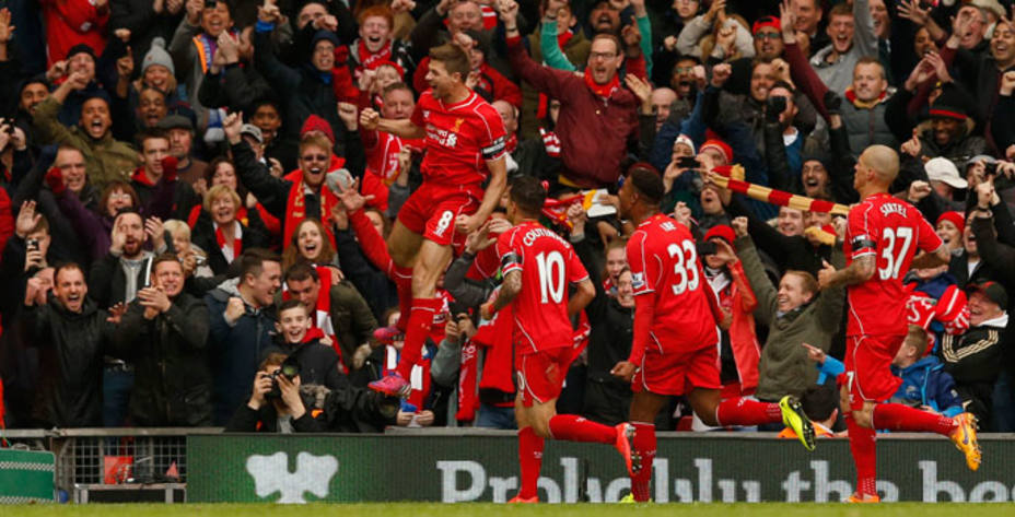 Un gol de Gerrard dio la victoria al Liverpool ante el QPR. Reuters.