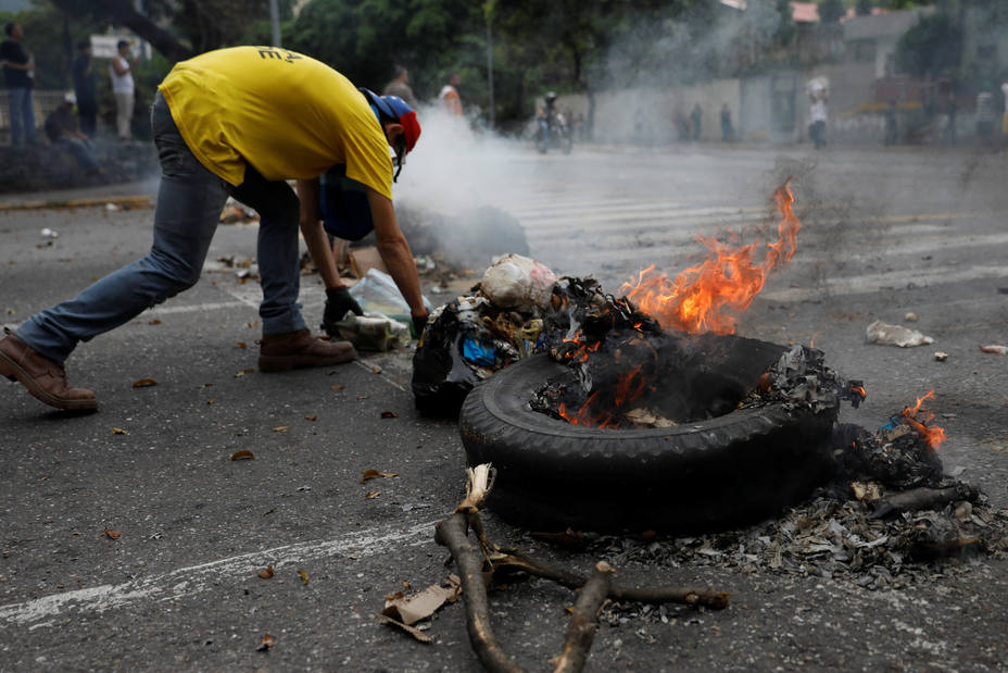 Barricada en Caracas