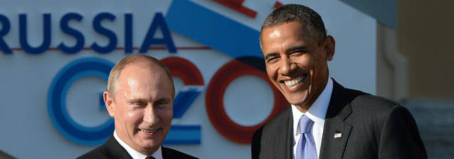 Putin y Obama en el G-20 Foto: Efe