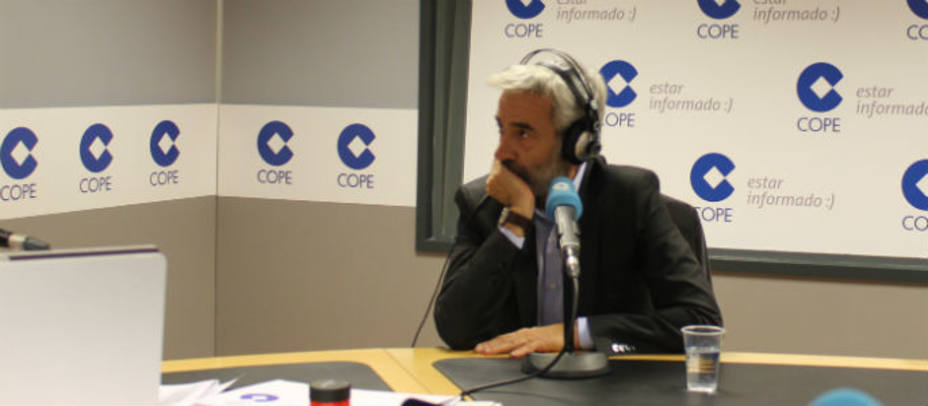 Imanol Arias, Antonio Alcántara en el estudio de La Tarde. Cope.es