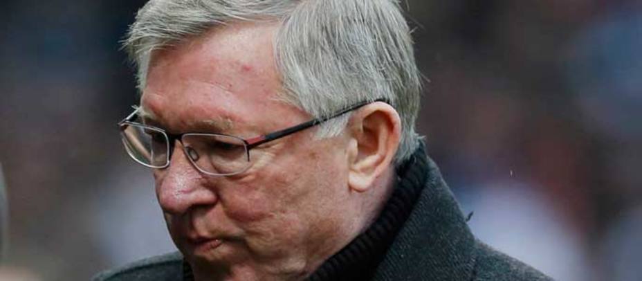 Alex Ferguson, técnico del Manchester, durante el partido de Liga de Campeones contra el Real Madrid (Reuters)