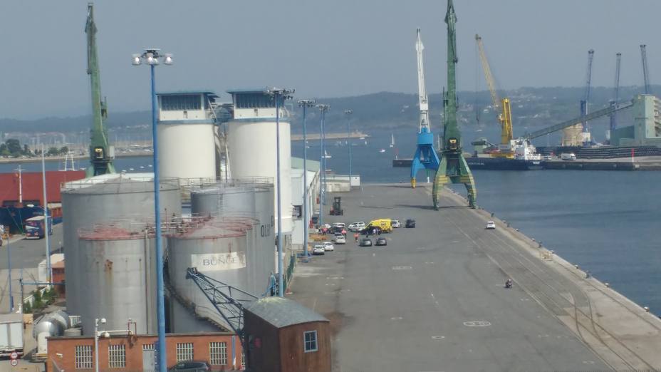 Accidente mortal en el Puerto de A Coruña