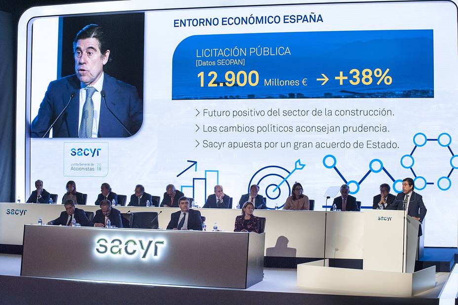 (AMP) Sacyr gana un 12,6% más gracias al negocio internacional y Repsol