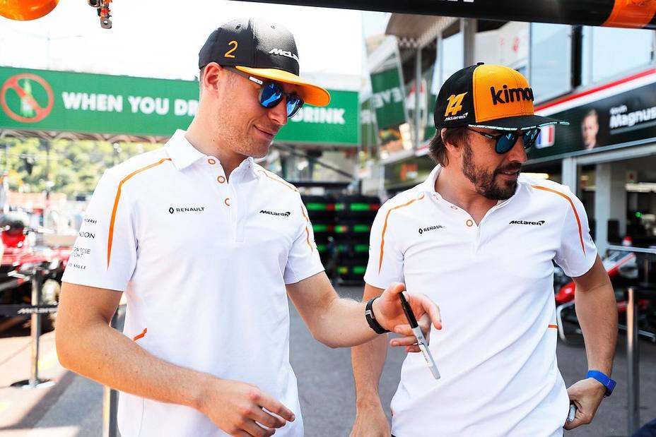McLaren decorará su garaje en Yas Marina con mensajes de agradecimiento a Alonso y Vandoorne