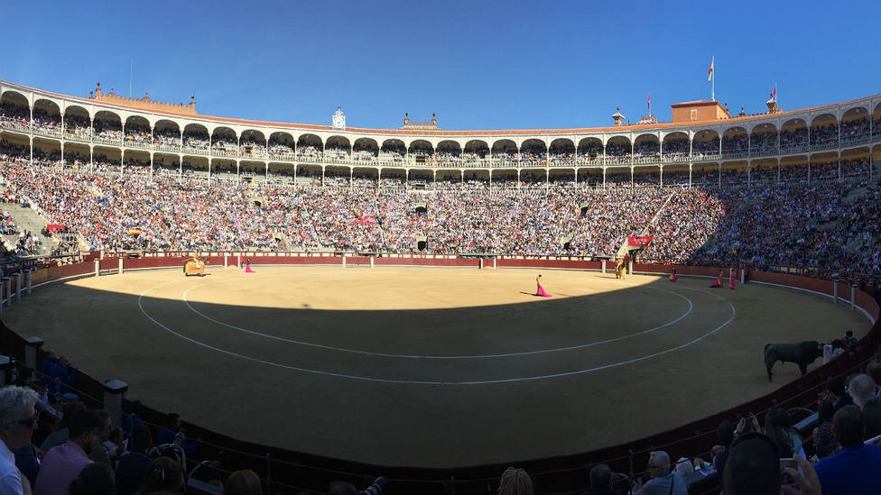 La plaza de toros de Las Ventas durante de la temporada pasada de 2019