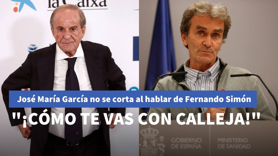 José María García habla alto y claro sobre Fernando Simón: ¡Cómo te vas a con Calleja con la que cae!