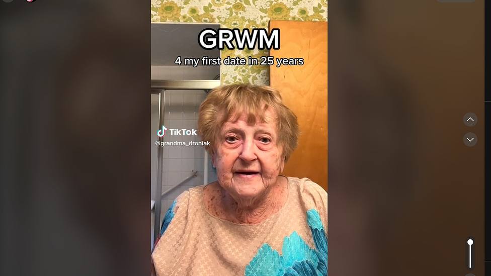 92 años, 25 sin una cita y se hace viral en TikTok por lo que sucede en la cena: No podía decir que no