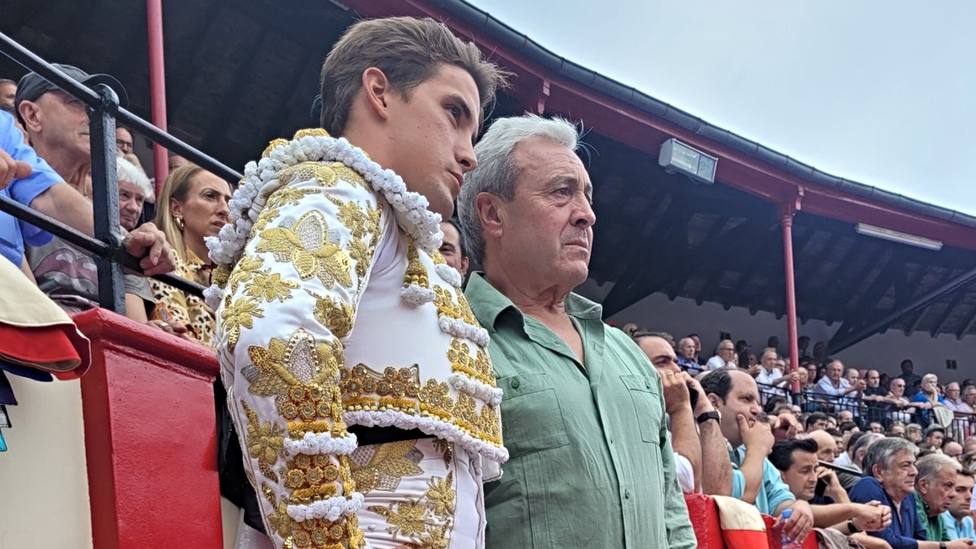 Diego Carretero y Joxín Iriarte durante la Feria de San Ignacio de Azpeitia