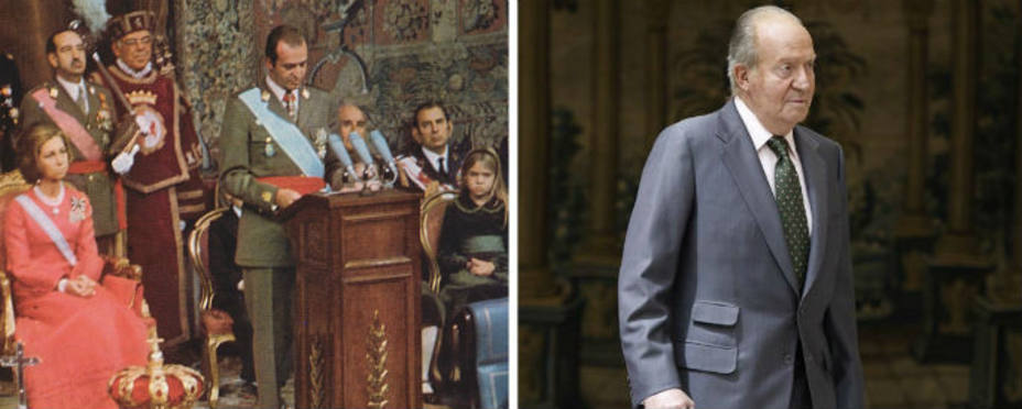 El primer y el último día de Juan Carlos como Rey de España