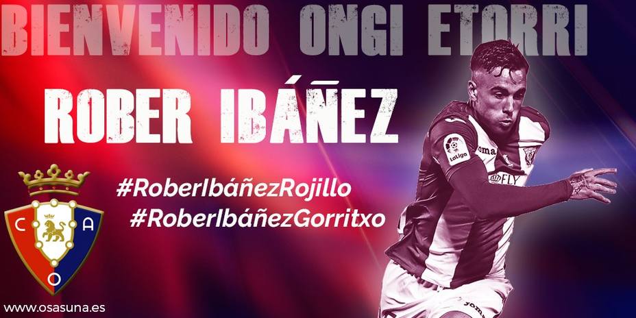Rober Ibáñez jugará en Osasuna