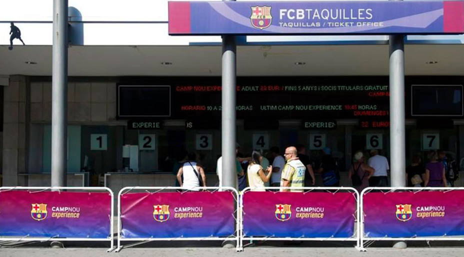 Imagen de las taquillas del Camp Nou (IMAGEN: FC Barcelona)
