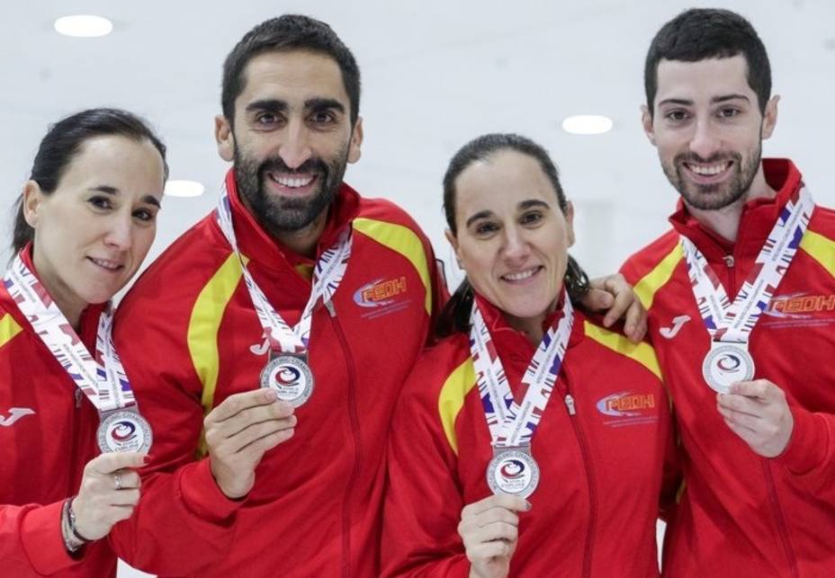 España, subcampeona del Mundial de curling mixto