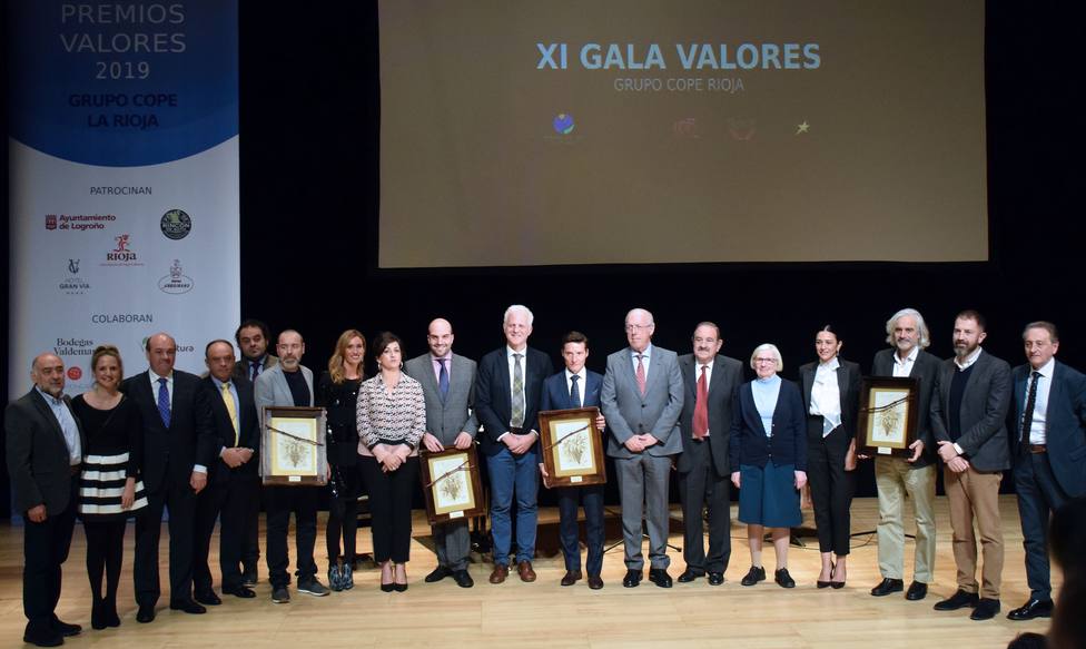 El Grupo COPE La Rioja entrega los XI Premios Valores en una gala de la gente-gente
