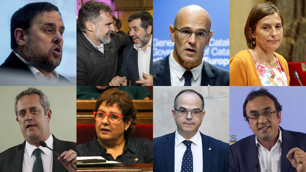 Los presos políticos catalanes sólo han cumplido un 19,2% de su condena en prisión continuada
