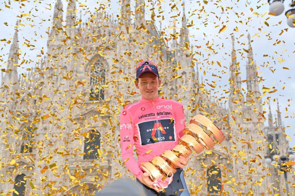 Geoghegan Hart, campeón del Giro 2020