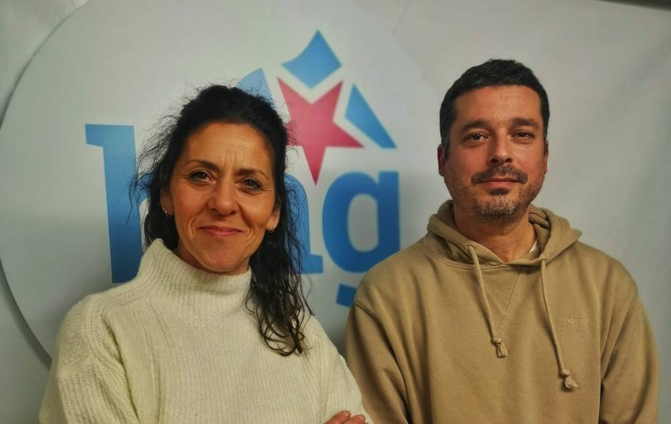 Cristina Bouza, portavoz del BNG de Neda y Mon Fernández, diputado autonómico - FOTO: BNG