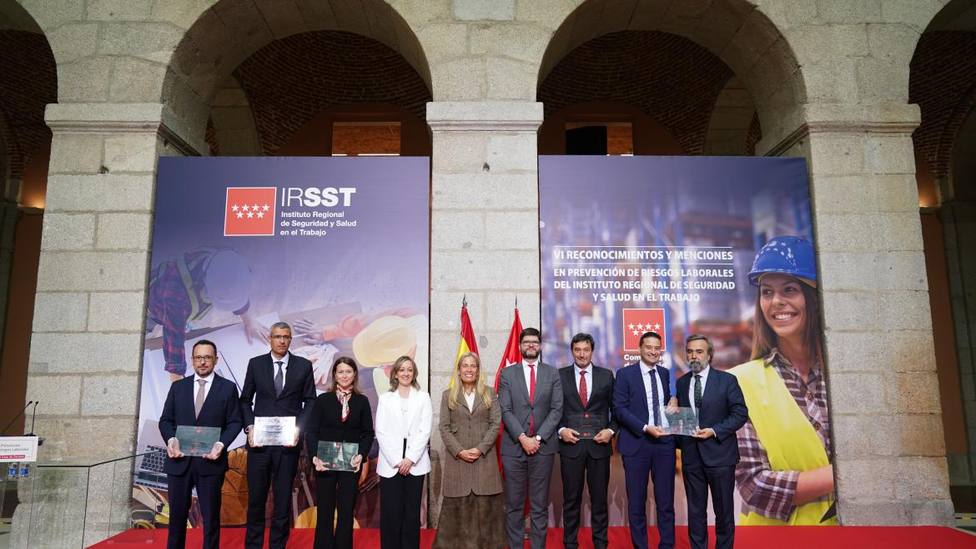 La Comunidad de Madrid entrega los premios que reconocen las buenas prácticas de empresas en Prevención de Riesgos Laborales