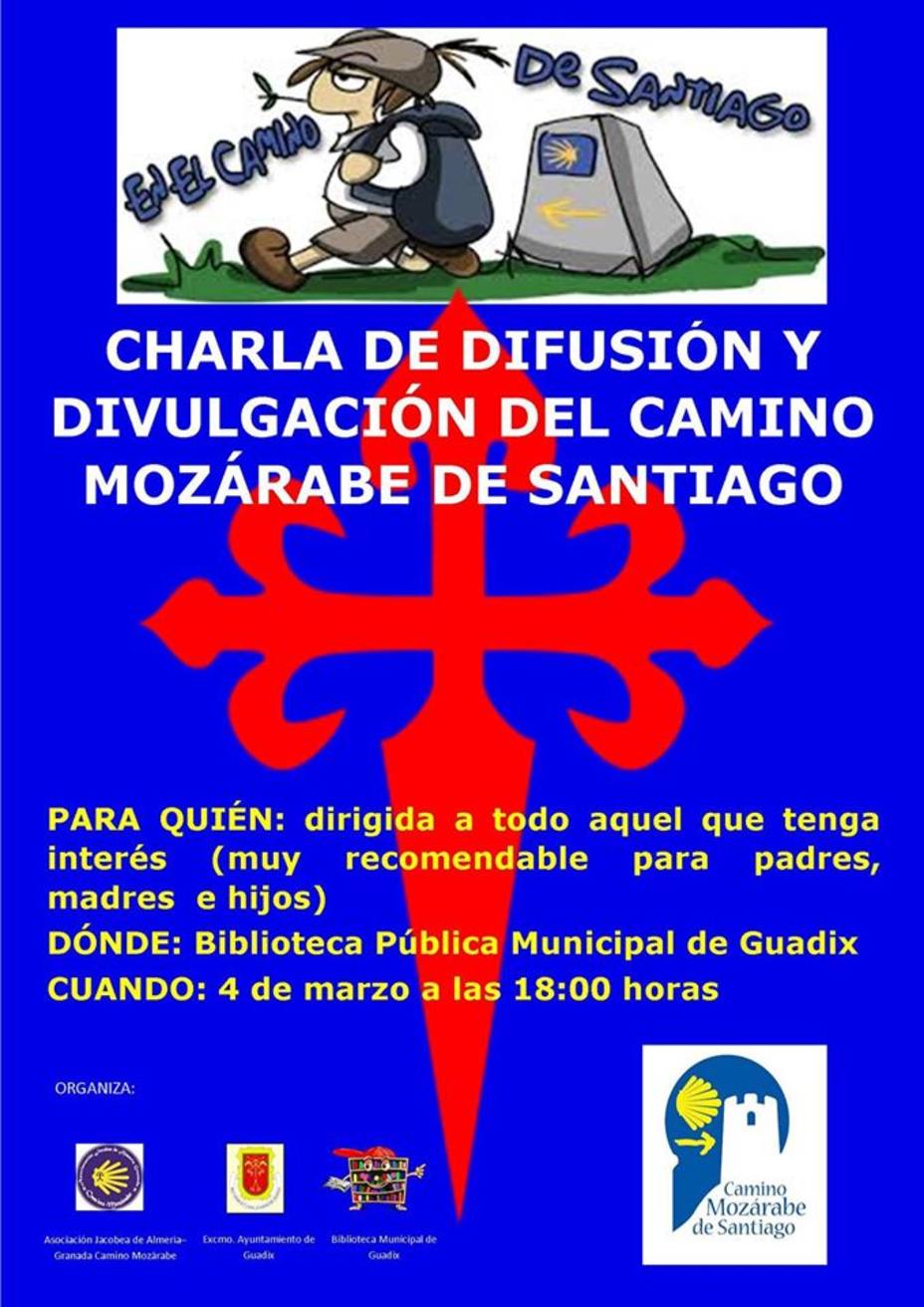 Charla de difusión y divulgación del Camino Mozárabe de Santiago este viernes a las seis en la Biblioteca