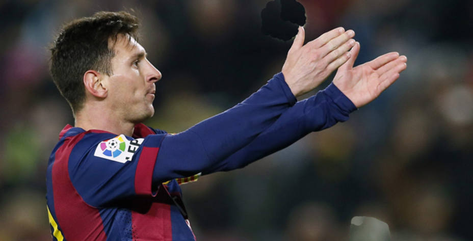Leo Messi celebra un gol con el Barcelona (Reuters)