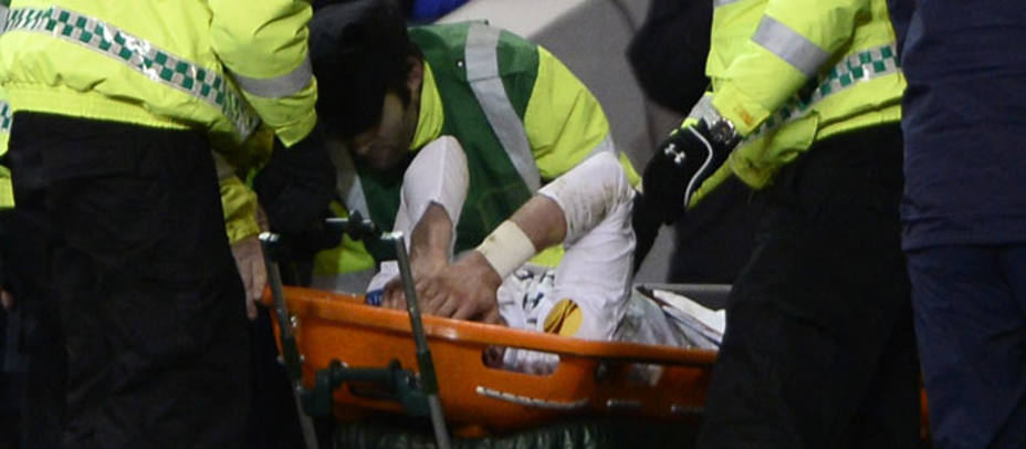 Gareth Bale, lesionado ante el Basilea (REUTERS)