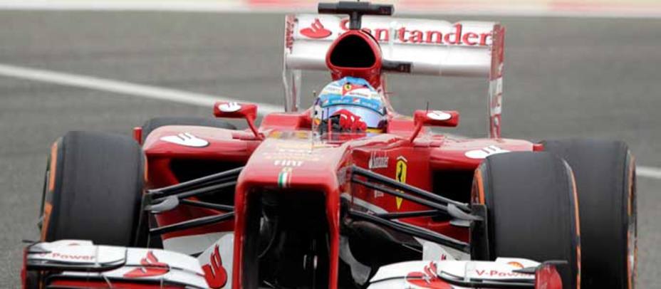 Fernando Alonso, durante el Gran Premio de Baréin (Reuters)