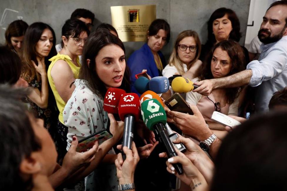 Irene Montero: Sánchez nos ha comunicado que prefiere el apoyo de la derecha
