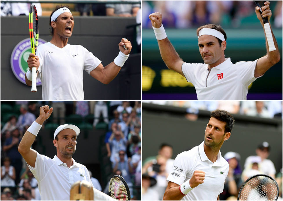 Horario y dónde ver por TV el partido entre Rafa Nadal y Federer y el Bautista - Djokovic en Wimbledon