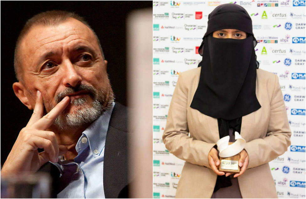La irónica felicitación de Pérez-Reverte a la científica musulmana premiada por potenciar el papel de la mujer