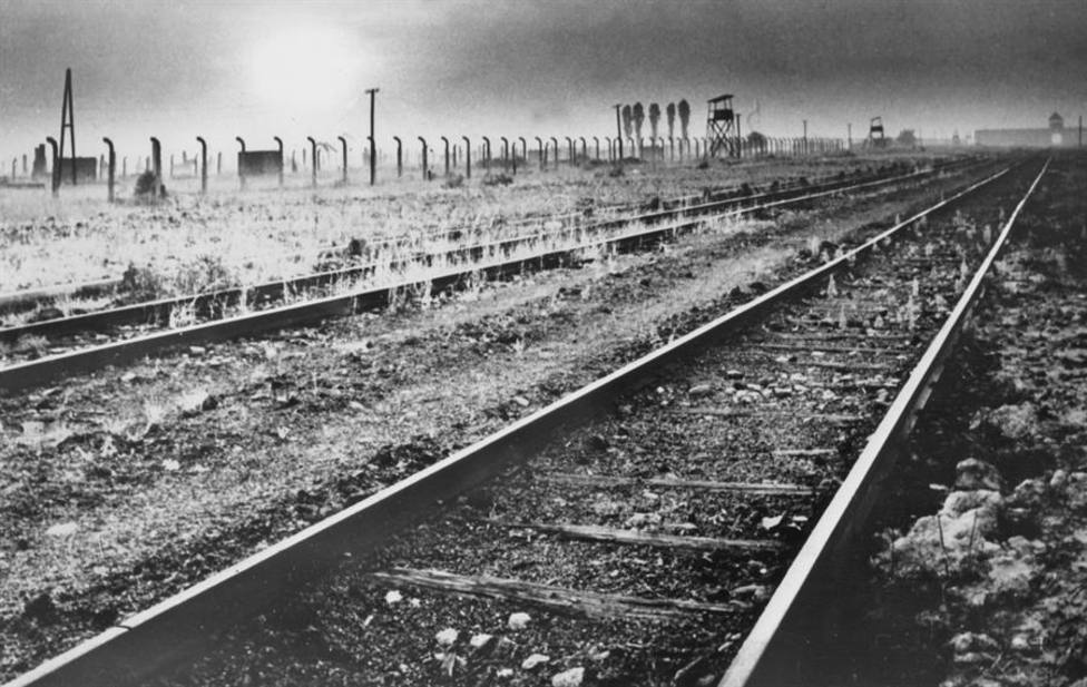 Una imagen del campo de concentración de Auschwitz
