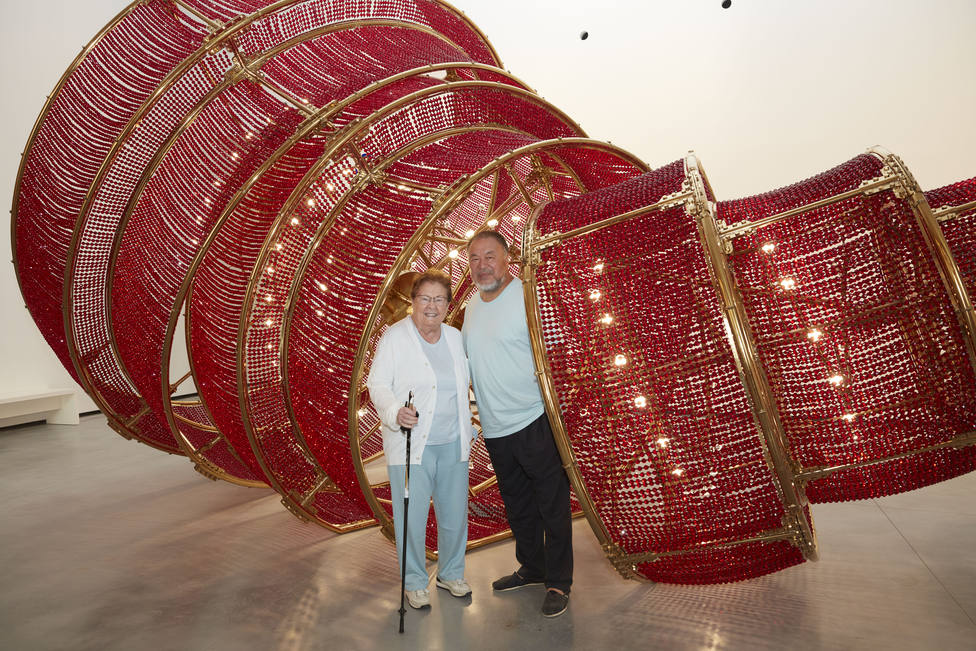 ctv-wad-ai-weiwei-and-helga-de-alvear-at-her-museum-in-caceres-spain-1
