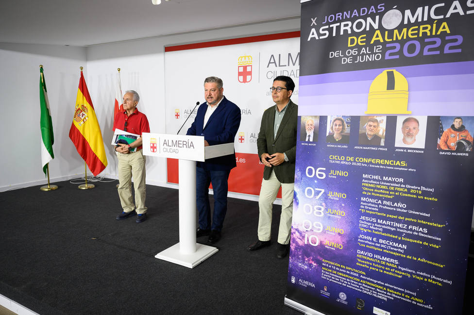 Las Jornadas Astronómicas de Almería celebrarán su décimo aniversario del 6 al 12 de junio