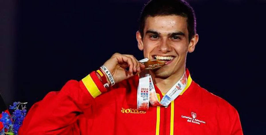 Bruno Hortelano seguirá su recuperación en Barcelona. Foto: European Athletics.