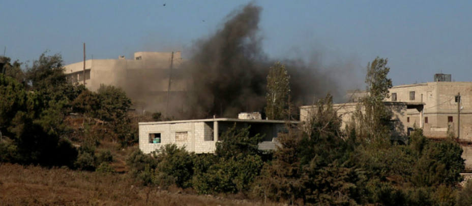 Una explosión en Jubata al-Khashab. REUTERS
