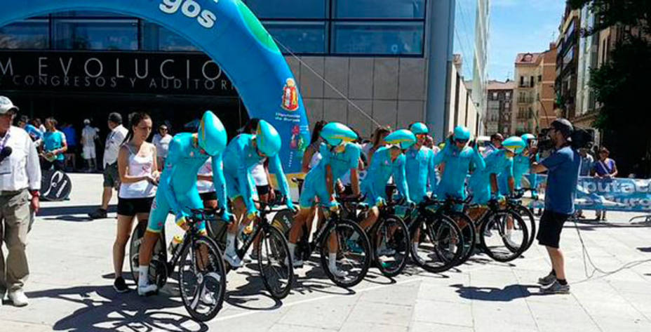Astana se impuso en la CRE de la Vuelta a Burgos. @VueltaABurgos