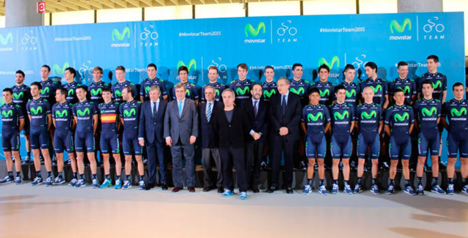El Movistar es por tercer año consecutivo el mejor equipo ciclista del mundo. Foto: Team Movistar.