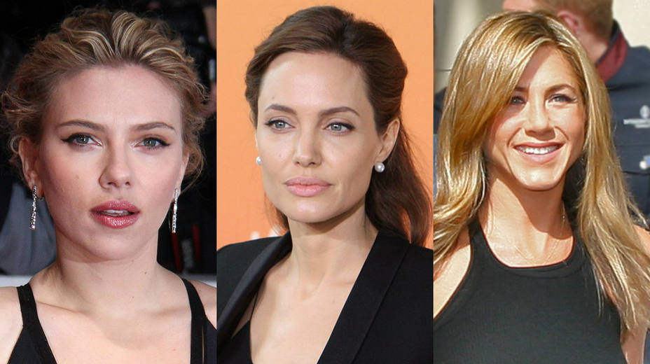 Scarlett Johansson, Angelina Jolie y Jennifer Aniston