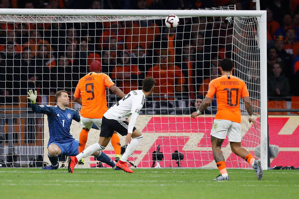 Holanda y Alemania, partido clasificatorio para la Eurocopa 2020