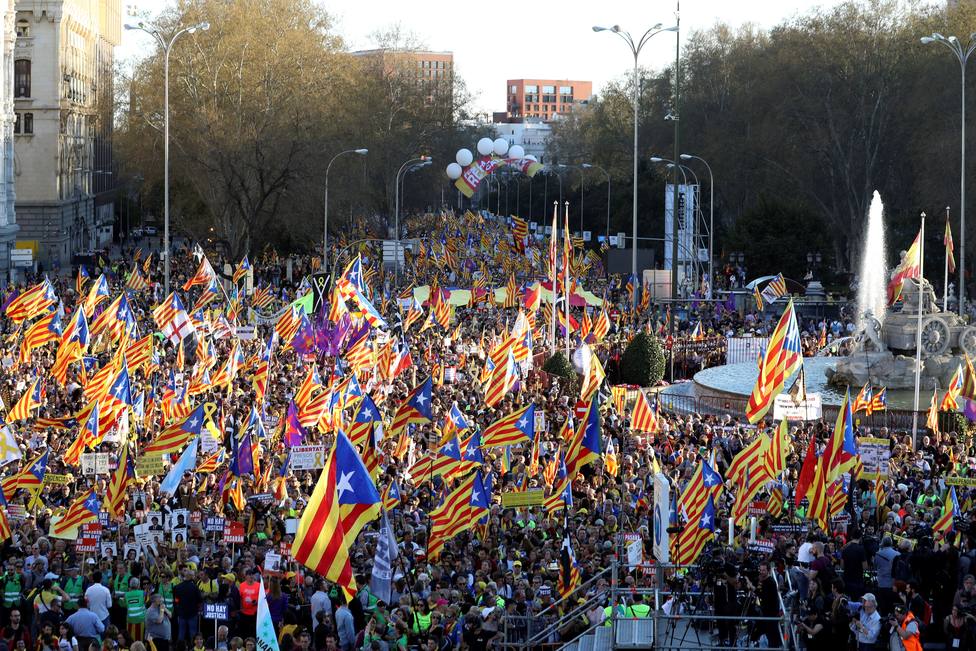 La Junta Electoral pide sanciones a TV3 por la cobertura de la mifestación independentista de Madrid