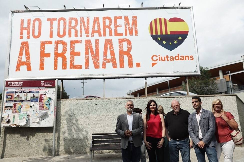 Ciudadanos lanza en Cataluña la campaña Lo volveremos a frenar ante el posible nuevo golpe del independent
