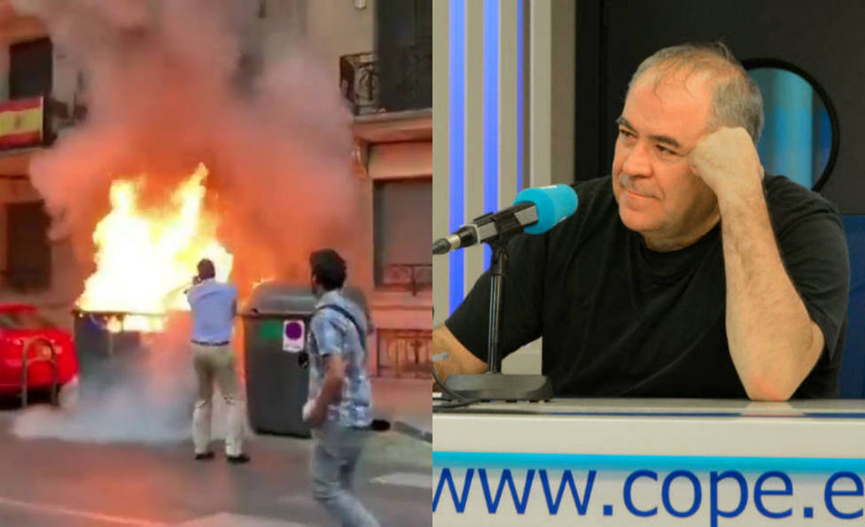 El comentario de Ferreras sobre Herrera y el incendio en la sede de Vox, lo más visto en COPE