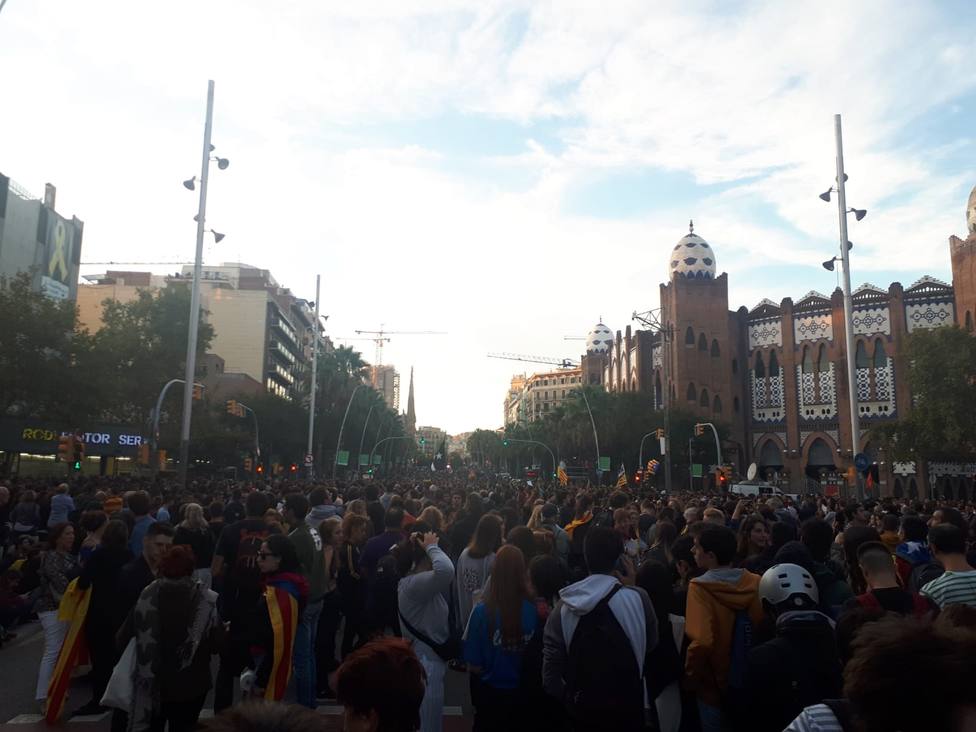 Unos 22.000 manifestantes se congregan en Barcelona, según la Guardia Urbana